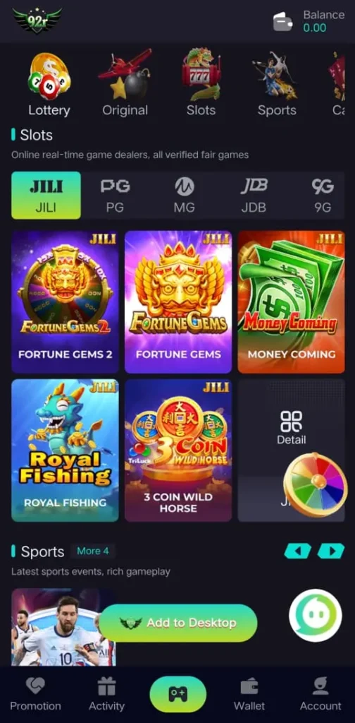 92R Casino Game Apk